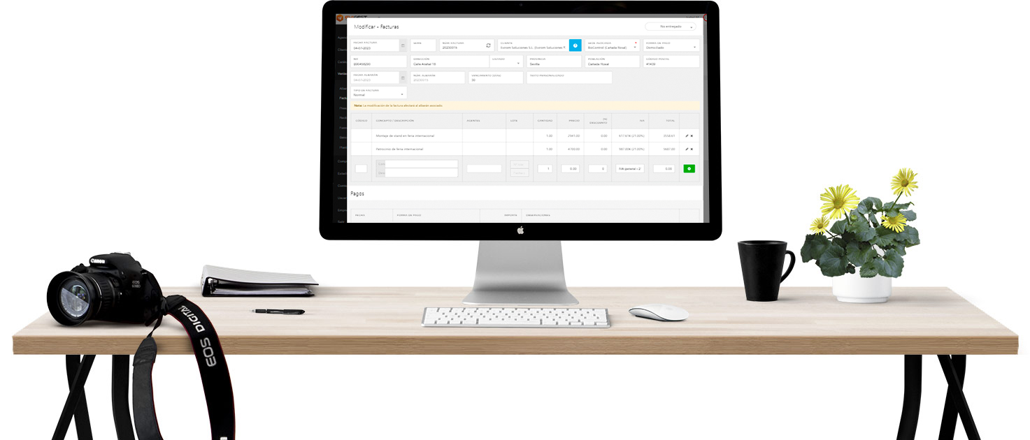 Software EviGest - Facturación online gratis